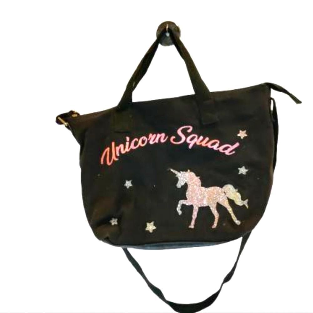 Glitter Unicorn Squad Tote Diaper Bag Baby Travel Shoulder Handbag Nursery purse